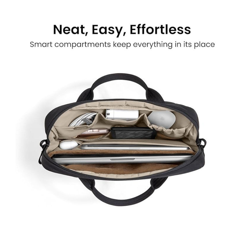 Padded Laptop Bag with Stylish Wave Pattern Kalsten