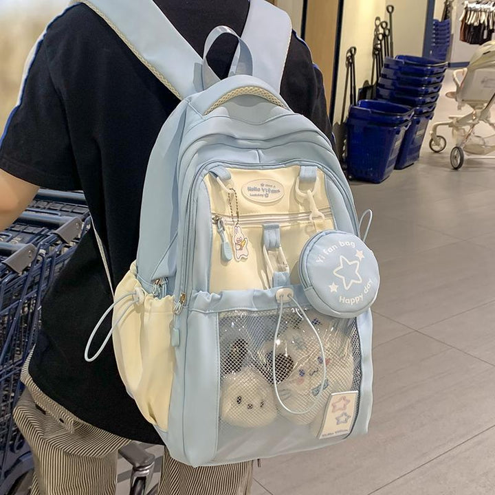 Stylish Transparent Pocket Backpack