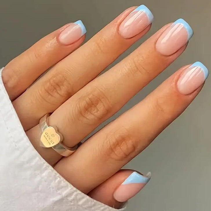 French Tip Acrylic Nail Extensions Kalsten