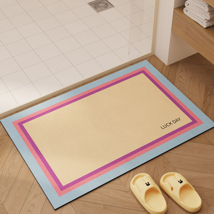 Playful Decorative Bath Mat Kalsten