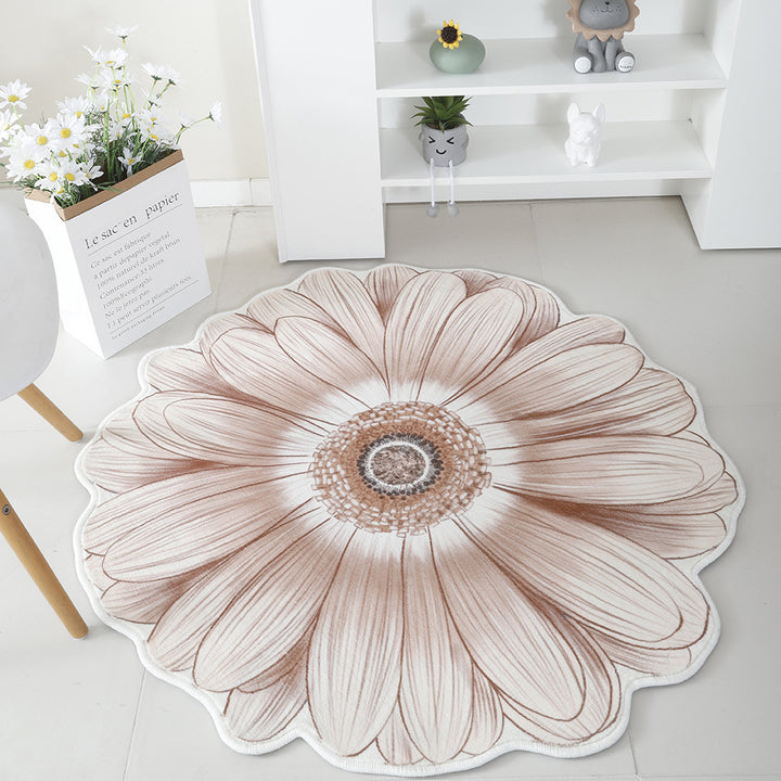 Floral Print Round Area Rug Kalsten