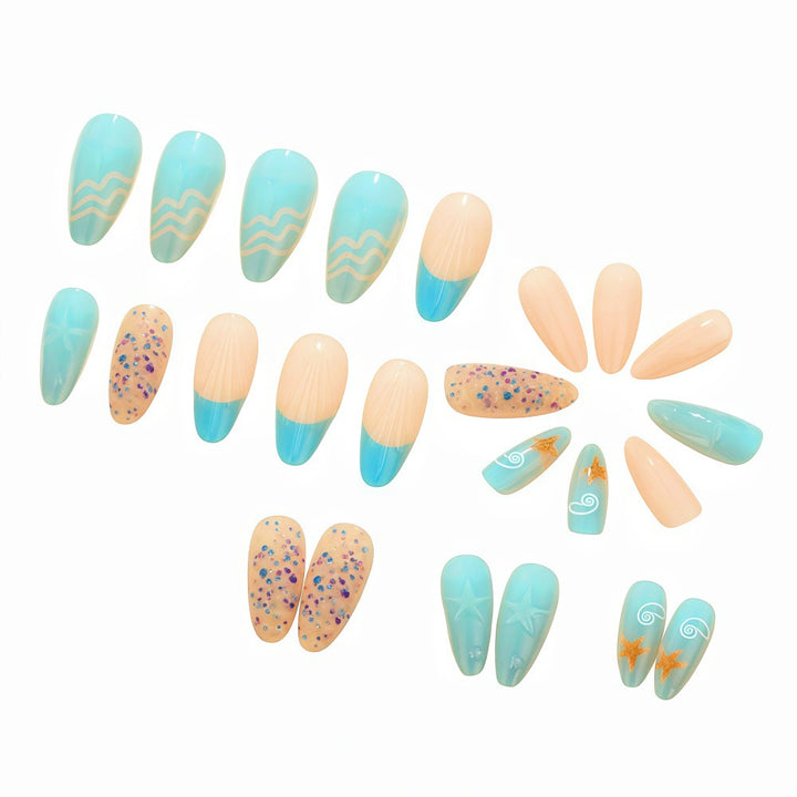 Creative artificial nails in maritime design Kalsten