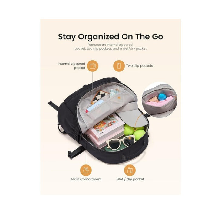 Sporty Tennis Trolley Backpack Kalsten