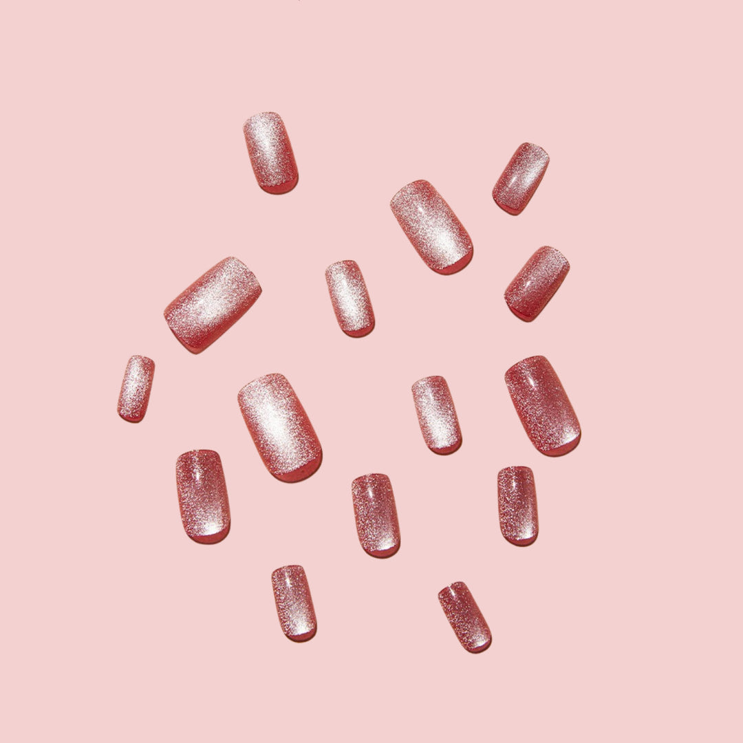 Sparkling Glitter Nail Extensions Kalsten
