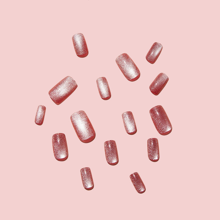 Sparkling Glitter Nail Extensions Kalsten