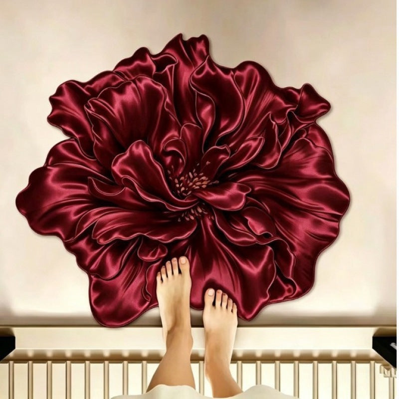 Artistic Floral Shaped Area Rug