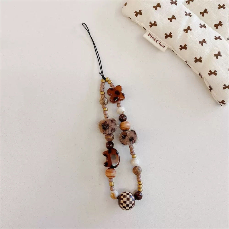 Decorative Beaded Charm Keychain Kalsten