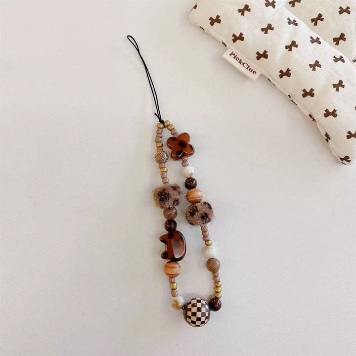 Decorative Beaded Charm Keychain Kalsten
