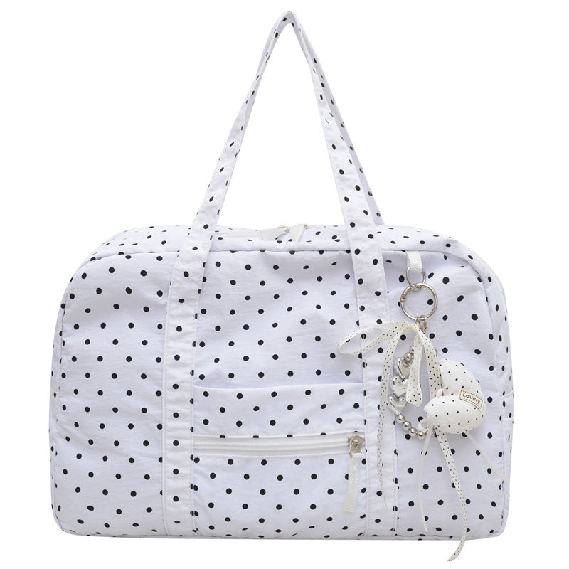 Stylish Polka Dot Travel Duffle Bag Kalsten