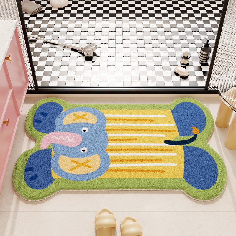 Cute Cartoon Cat Shaped Bath Mat