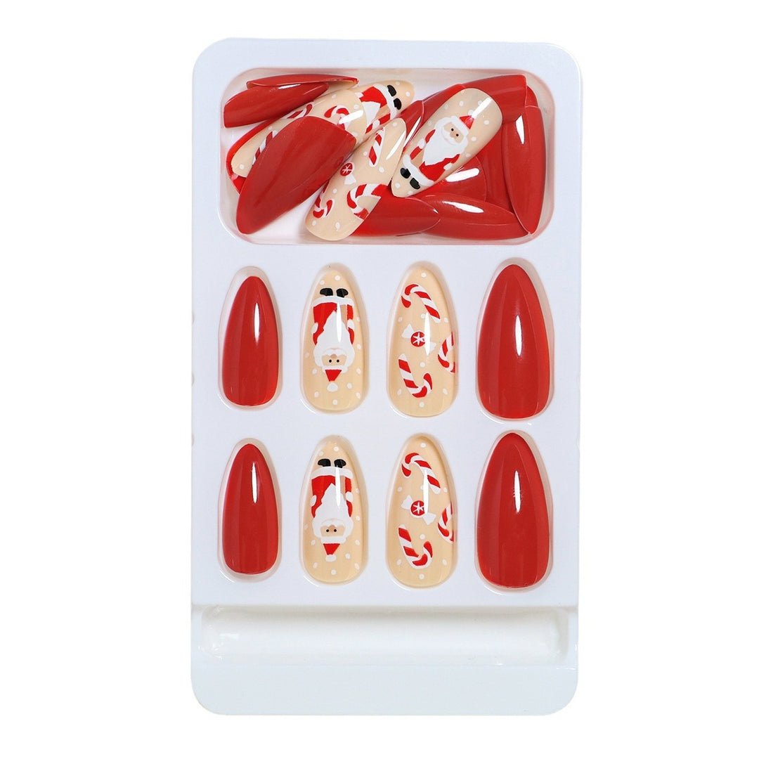 Festive Santa Claus Press-On Nail Set Kalsten