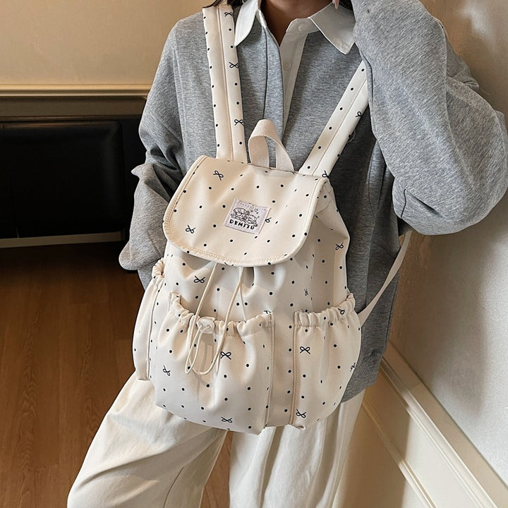 Playful Polka Dot Backpack Kalsten