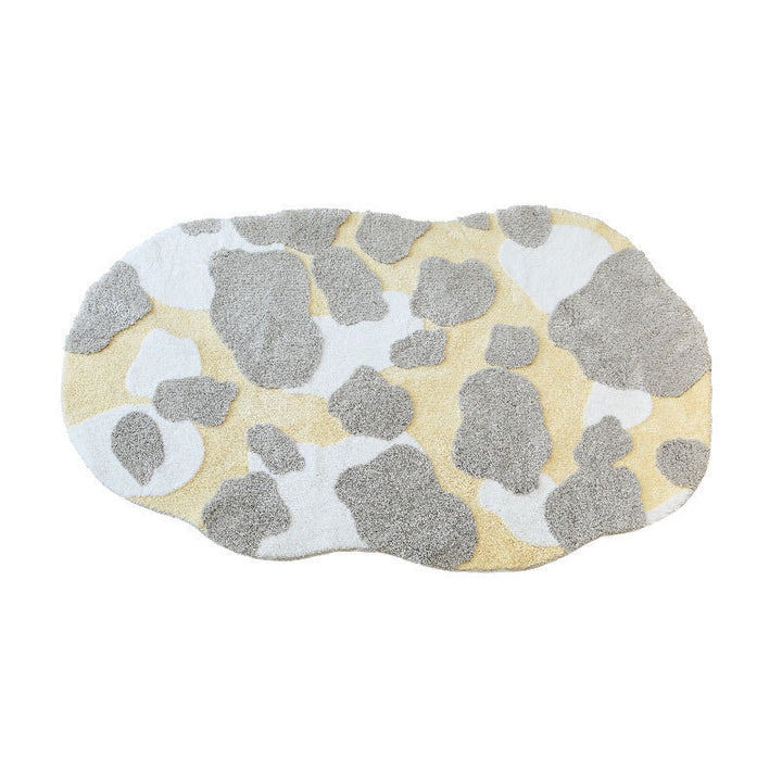 Abstract Mountain-shaped Rug