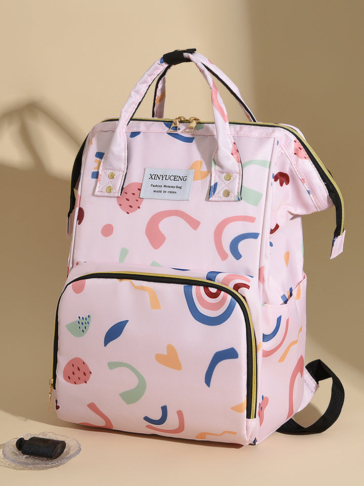 Trendy Animal Print Diaper Backpack Kalsten
