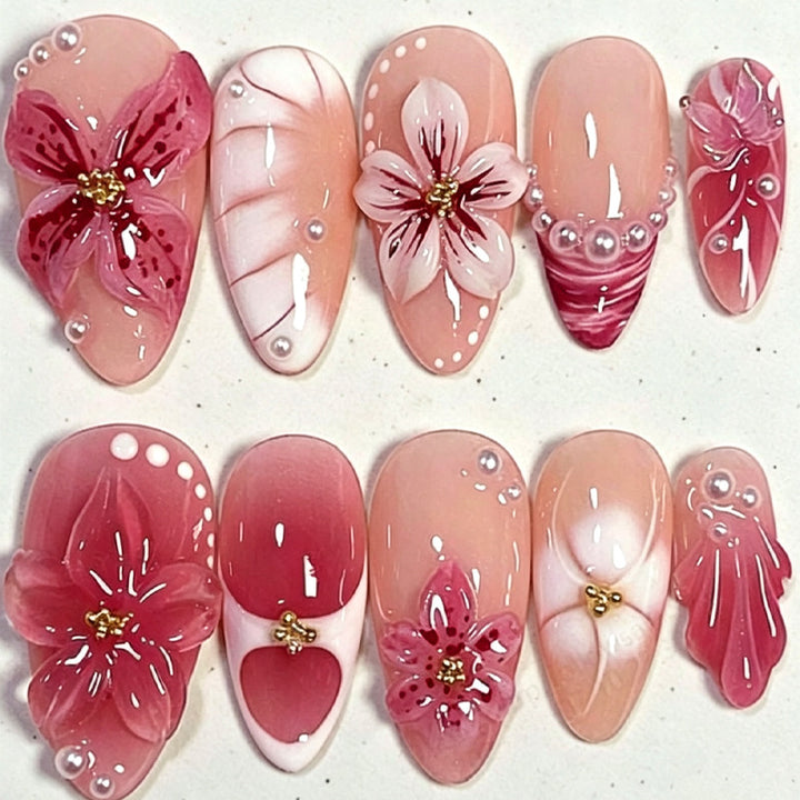 3D Decorative Press-On Nail Set Kalsten