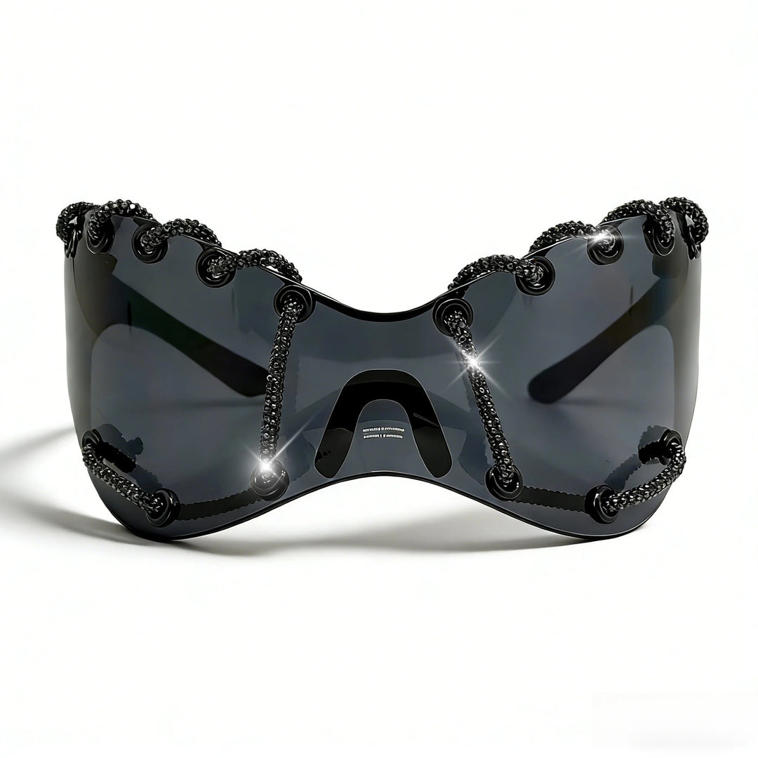 Women extravagant sunglasses with unique chain design Kalsten