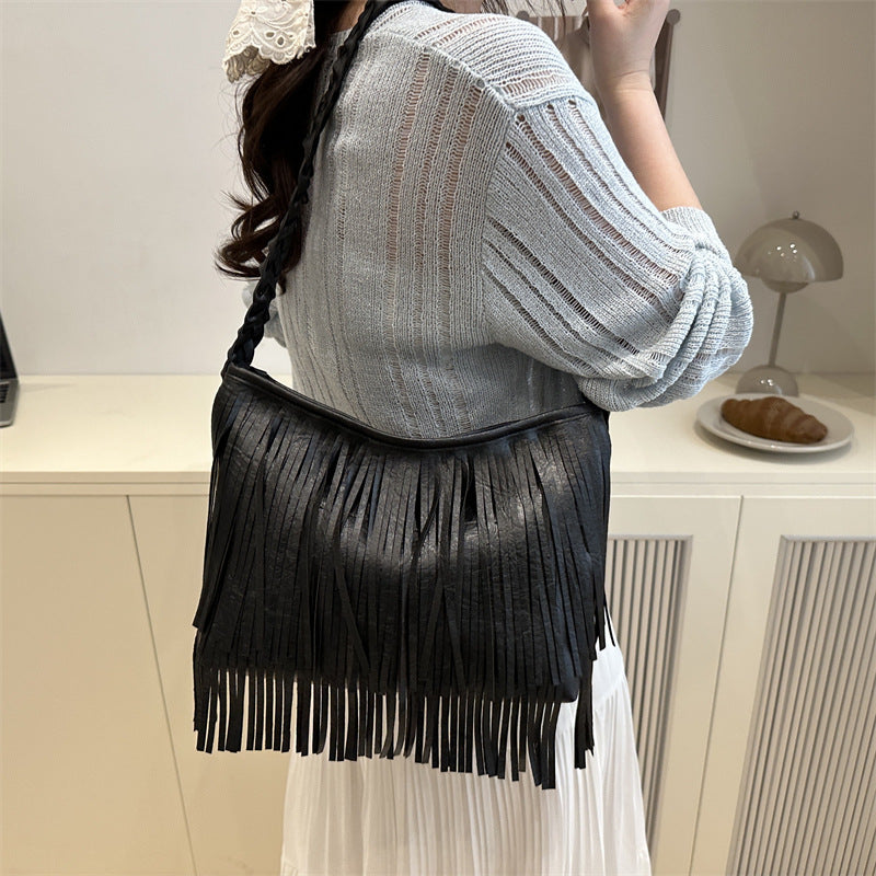 Bohemian Fringe Shoulder Bag Kalsten