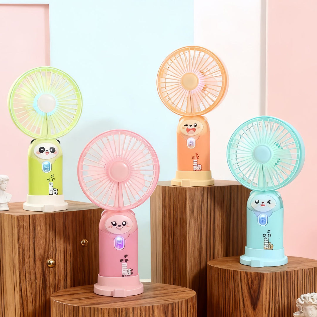 Women's portable handheld fan with cute bear design Kalsten