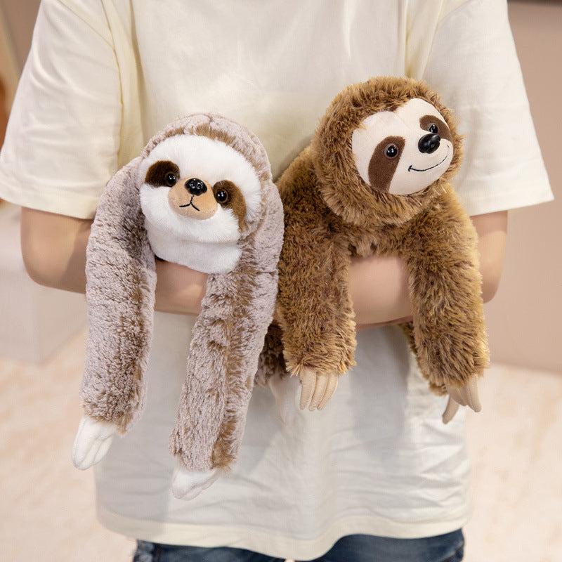 Plush Lifelike Crawling Sloth Cuddle Pillow Kalsten