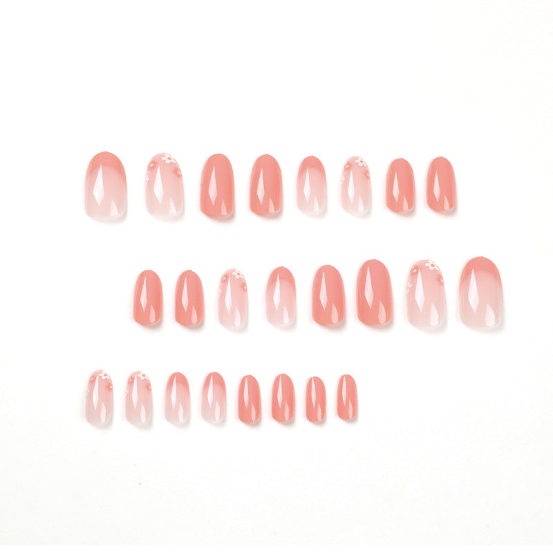 Artificial nail art with elegant floral design Kalsten