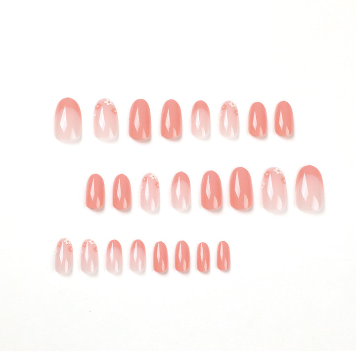 Artificial nail art with elegant floral design Kalsten