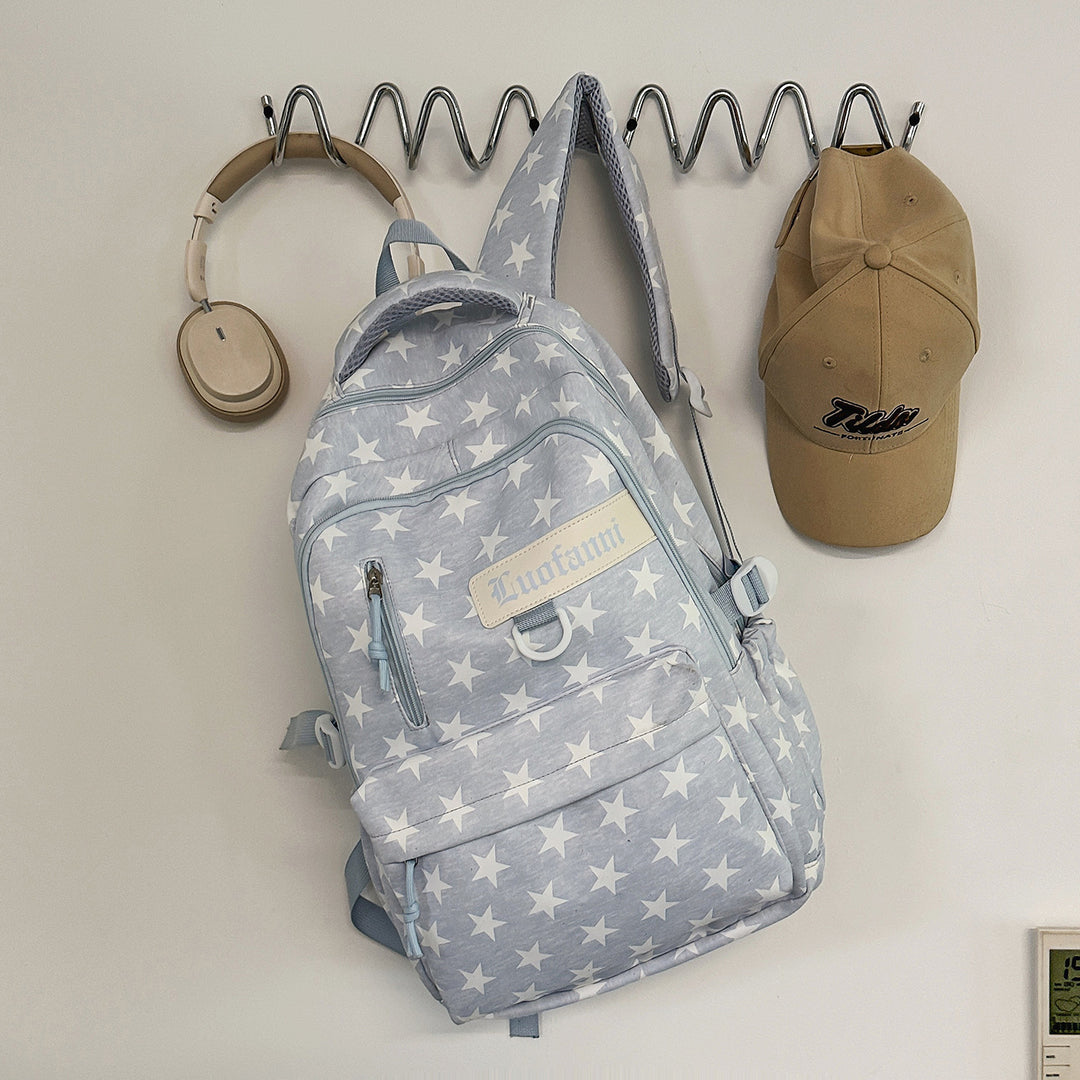 Casual Star-Patterned Backpack Kalsten 1791205638