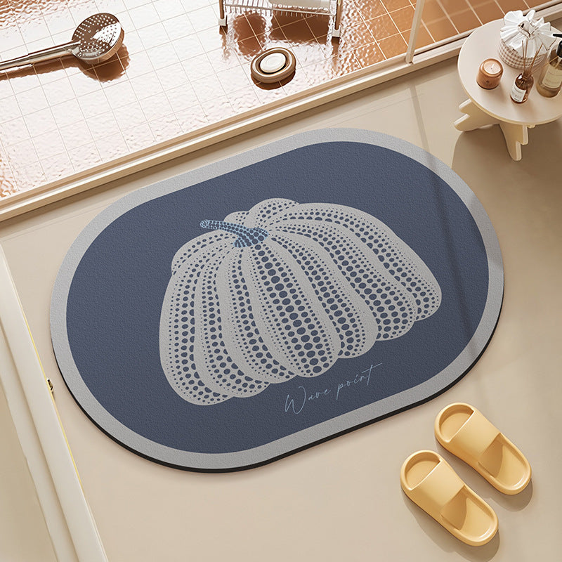 Decorative Pumpkin Shaped Area Mat