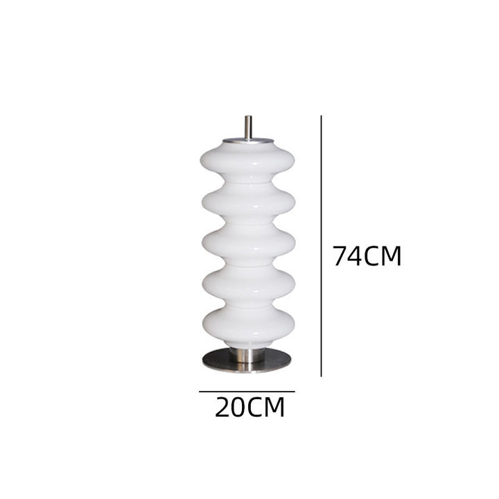 Sculptural Floor Lamp with Curved Design