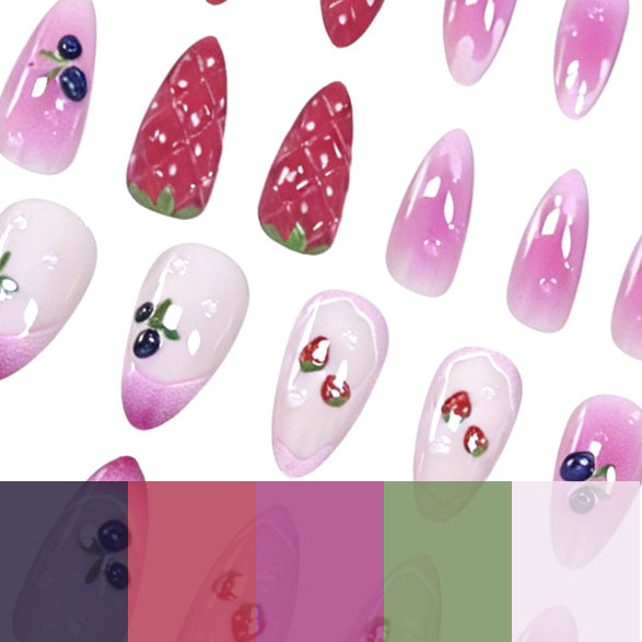 Artistic Fruit-Inspired Nail Art Kalsten