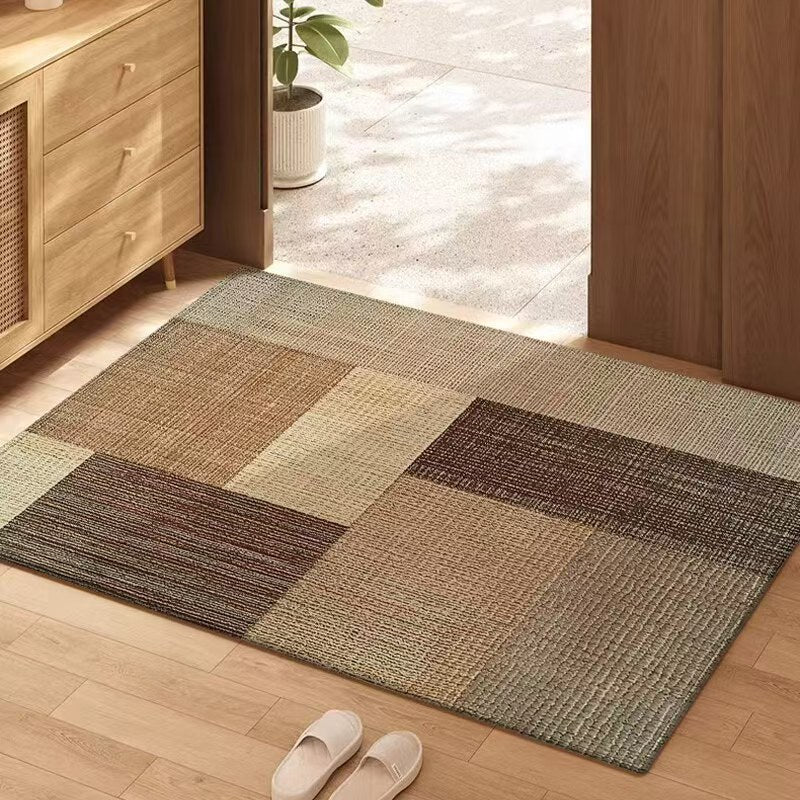 Textured Geometric Area Rug