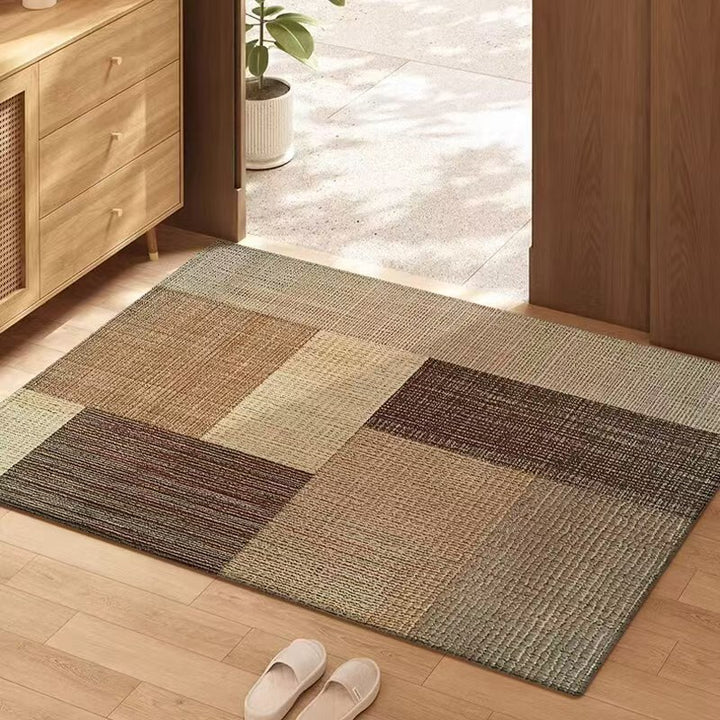 Textured Geometric Area Rug