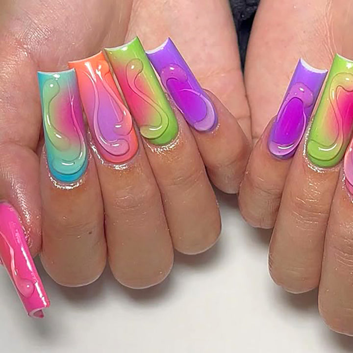 Artistic Ombre Nail Art Extensions Kalsten