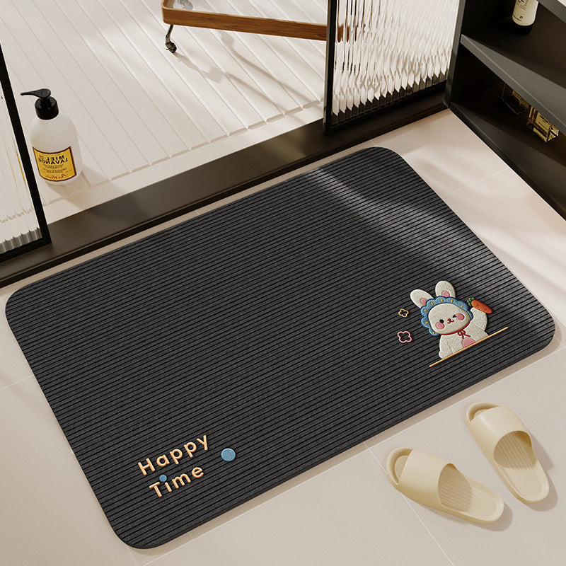 Cartoon-Themed Non-Slip Bathroom Mat