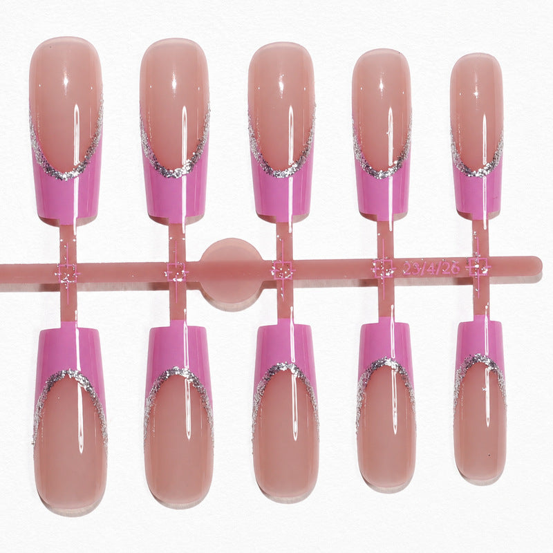 Premium Artificial Nail Set with Elegant Decoration Kalsten