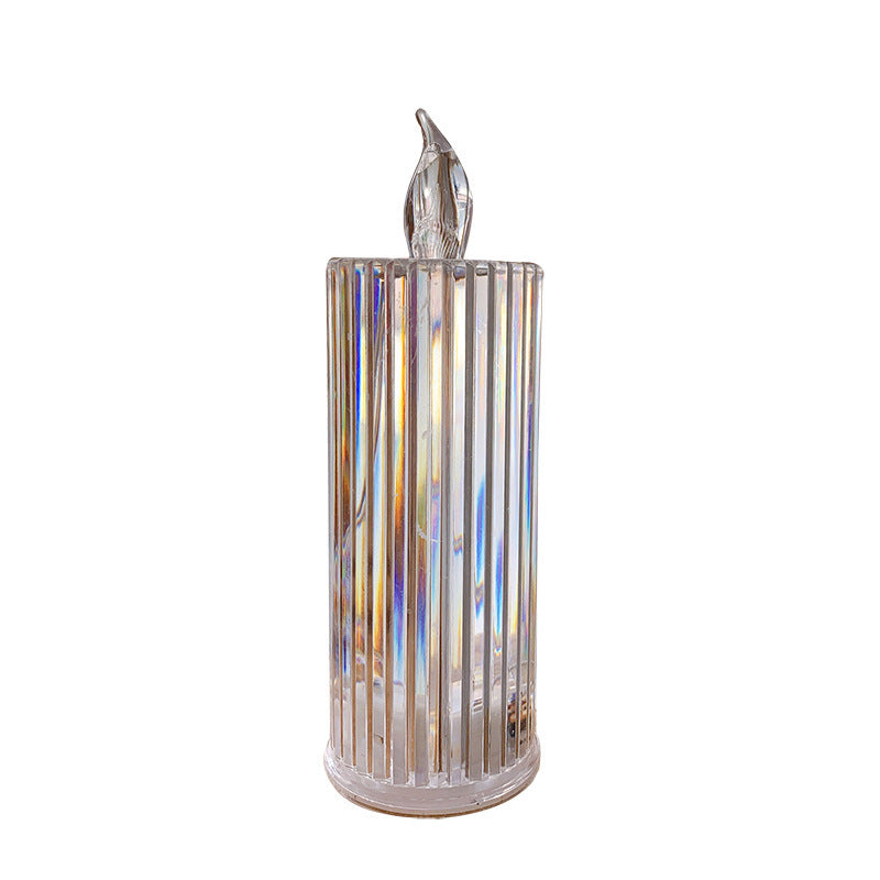 Decorative Crystal LED Flameless Candle Jar Kalsten
