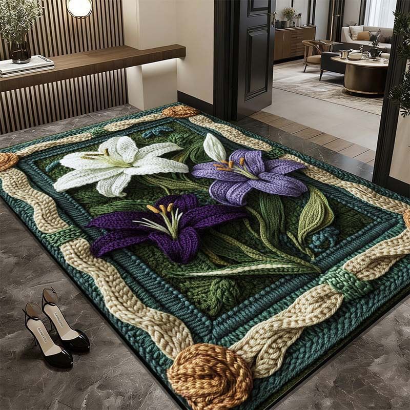 Artistic Floral Area Rug