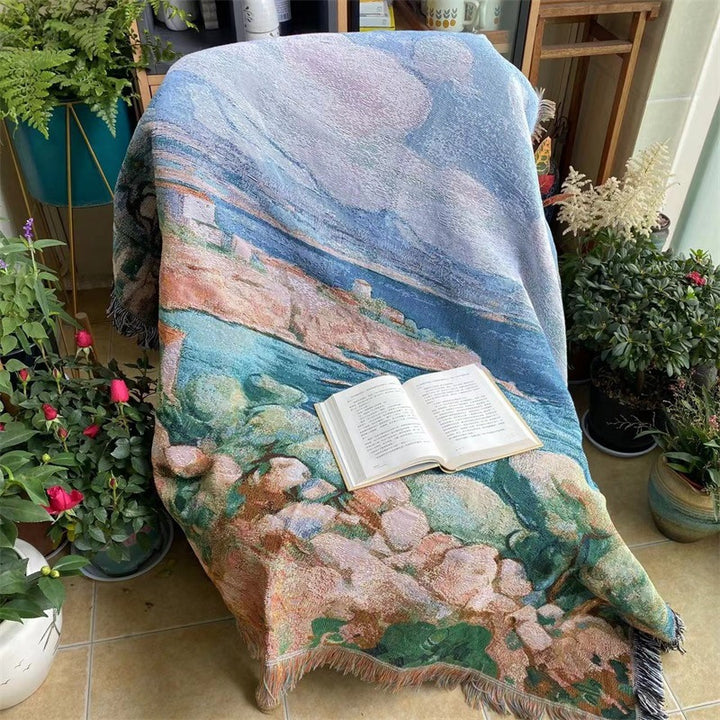 Artistic Tapestry Throw Blanket