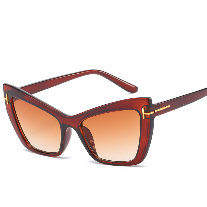 Cat-Eye Frame Sunglasses with Gradient Lenses Kalsten
