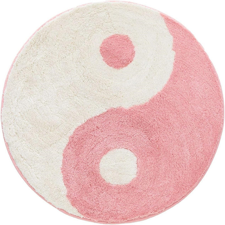 Playful Round Pool-Themed Rug