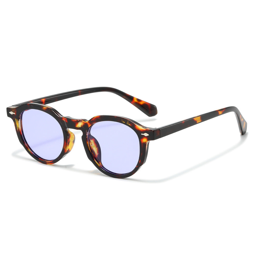 Stylish Retro Oval Frame Sunglasses Kalsten