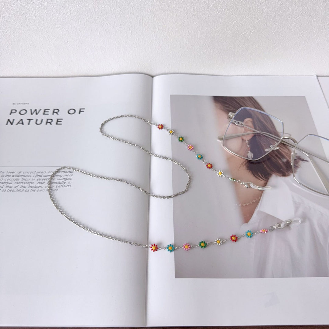 Floral-Accented Eyewear Chain Kalsten