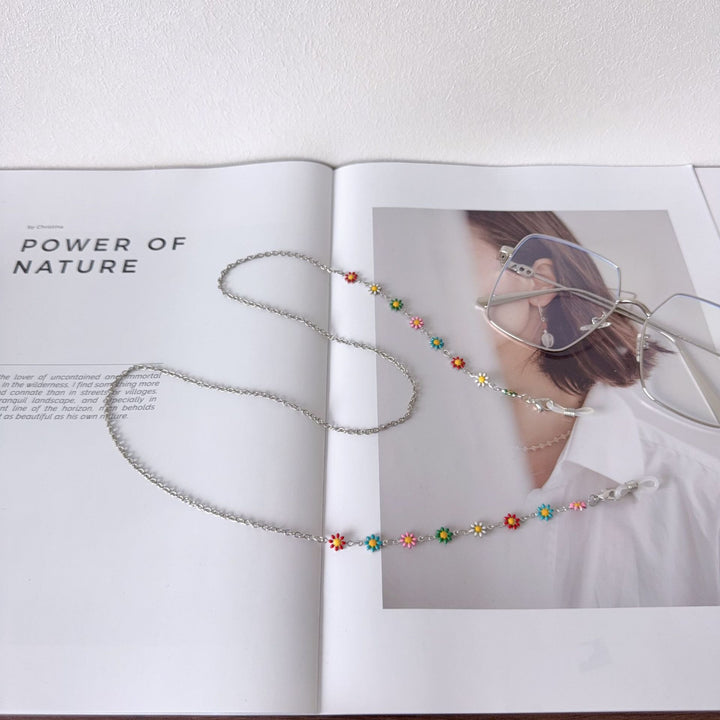 Floral-Accented Eyewear Chain Kalsten
