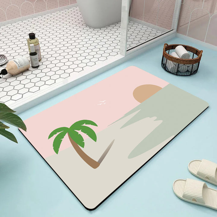 Abstract Geometric Bath Mat