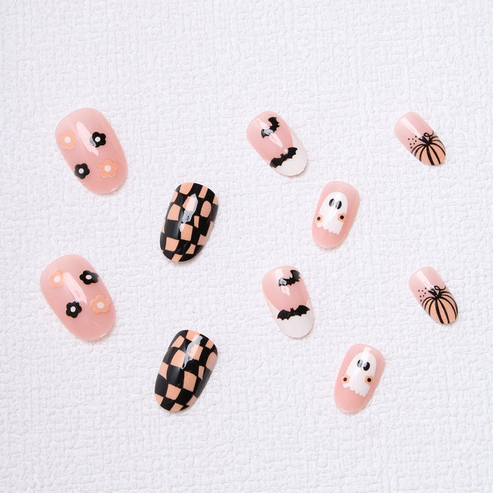 Halloween-Themed Press-On Nail Art Kalsten 1787370325