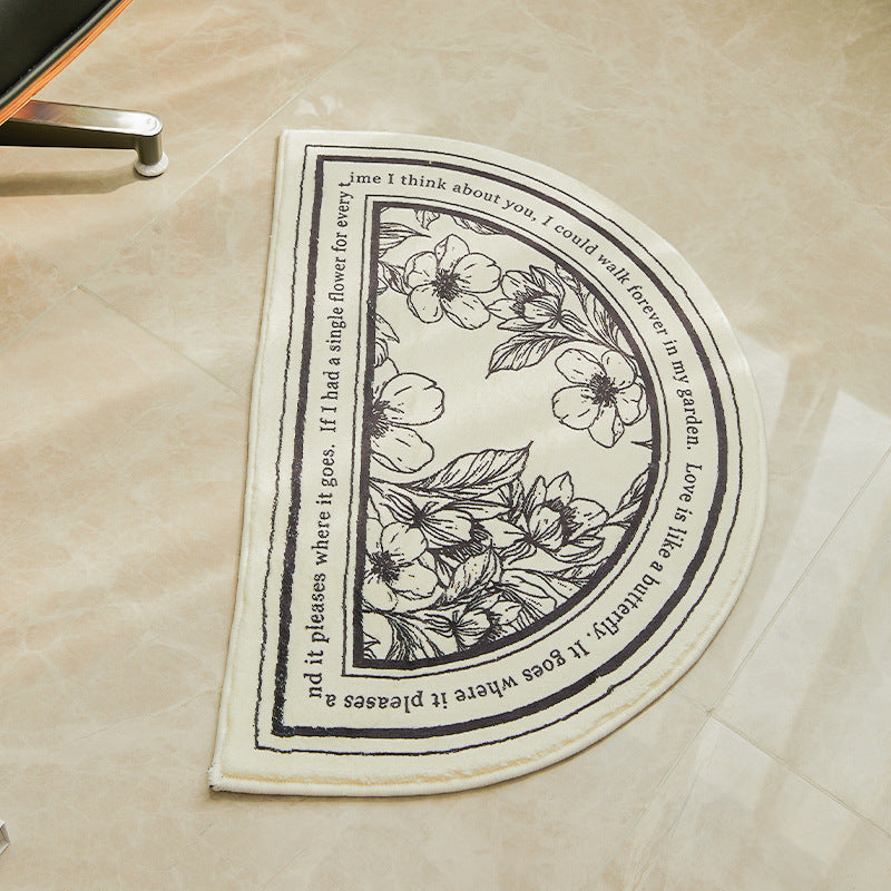 Decorative Botanical Bathroom Mat