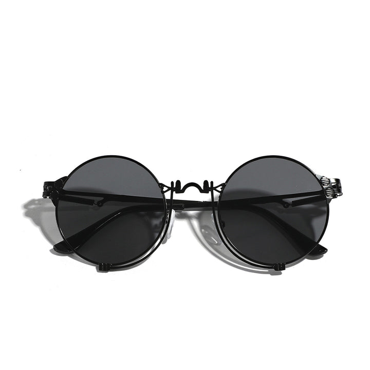 Ladies fashionable round sunglasses with high-quality metal frame Kalsten