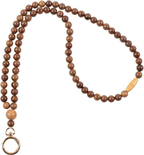 Elegant Wooden Beaded Eyewear Chain Kalsten
