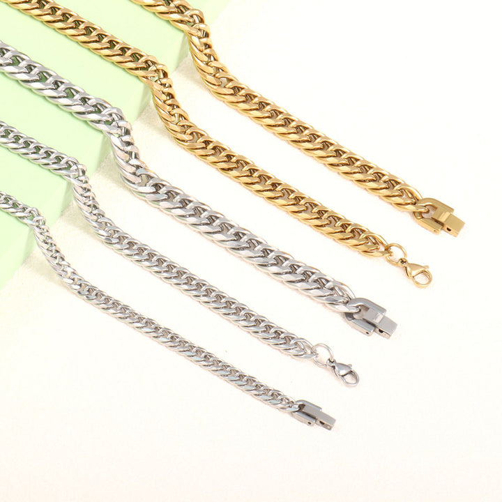 Bold Interwoven Chain Bracelet Kalsten