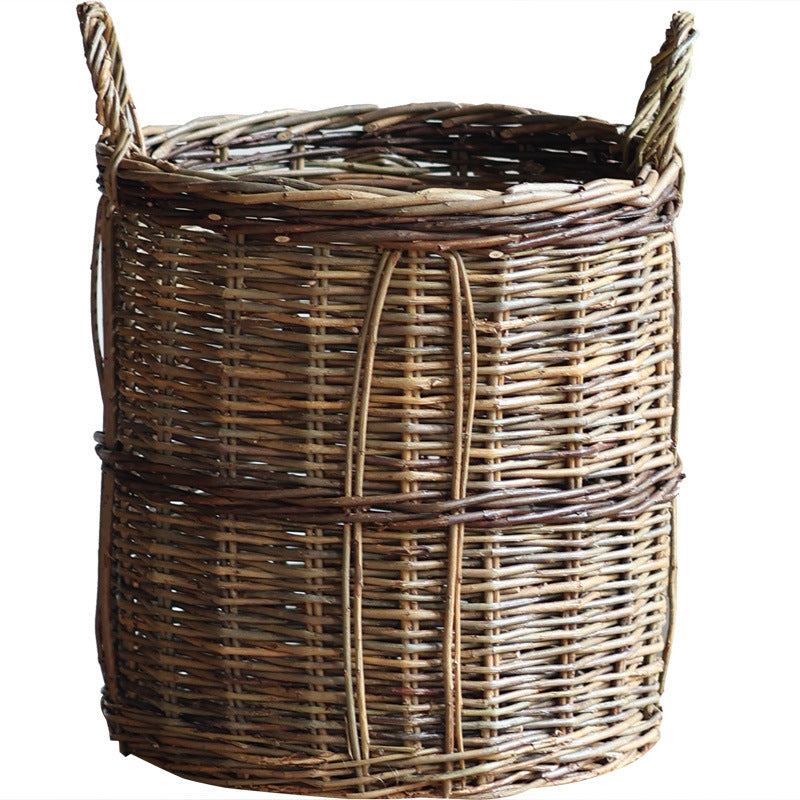Handcrafted storage basket made of willow Kalsten
