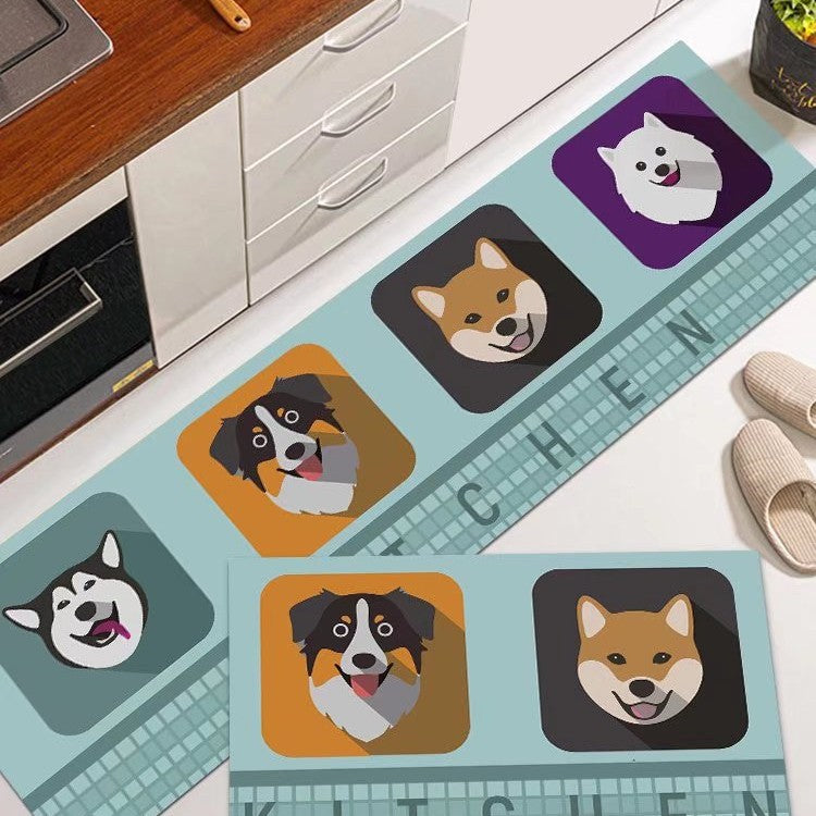 Cat-Themed Kitchen Mat Kalsten